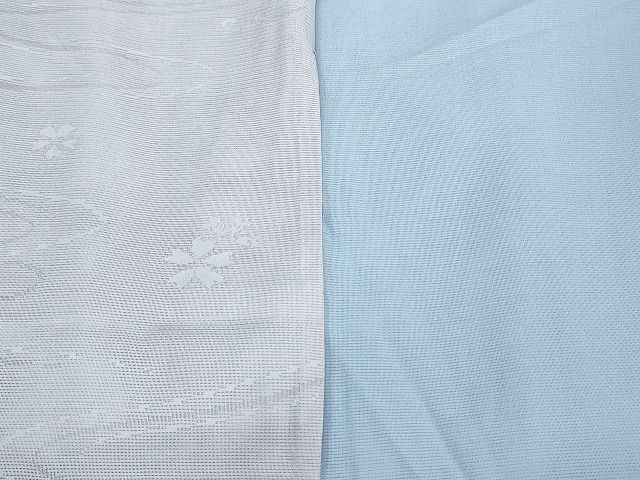 平和屋本店□夏物 色無地 絽 紗 洗える着物 まとめて20点 花柄 地紋  