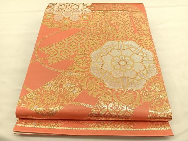 平和屋着物◎六通柄袋帯 抽象文様 正絹 逸品 未使用 BAAT8610fc