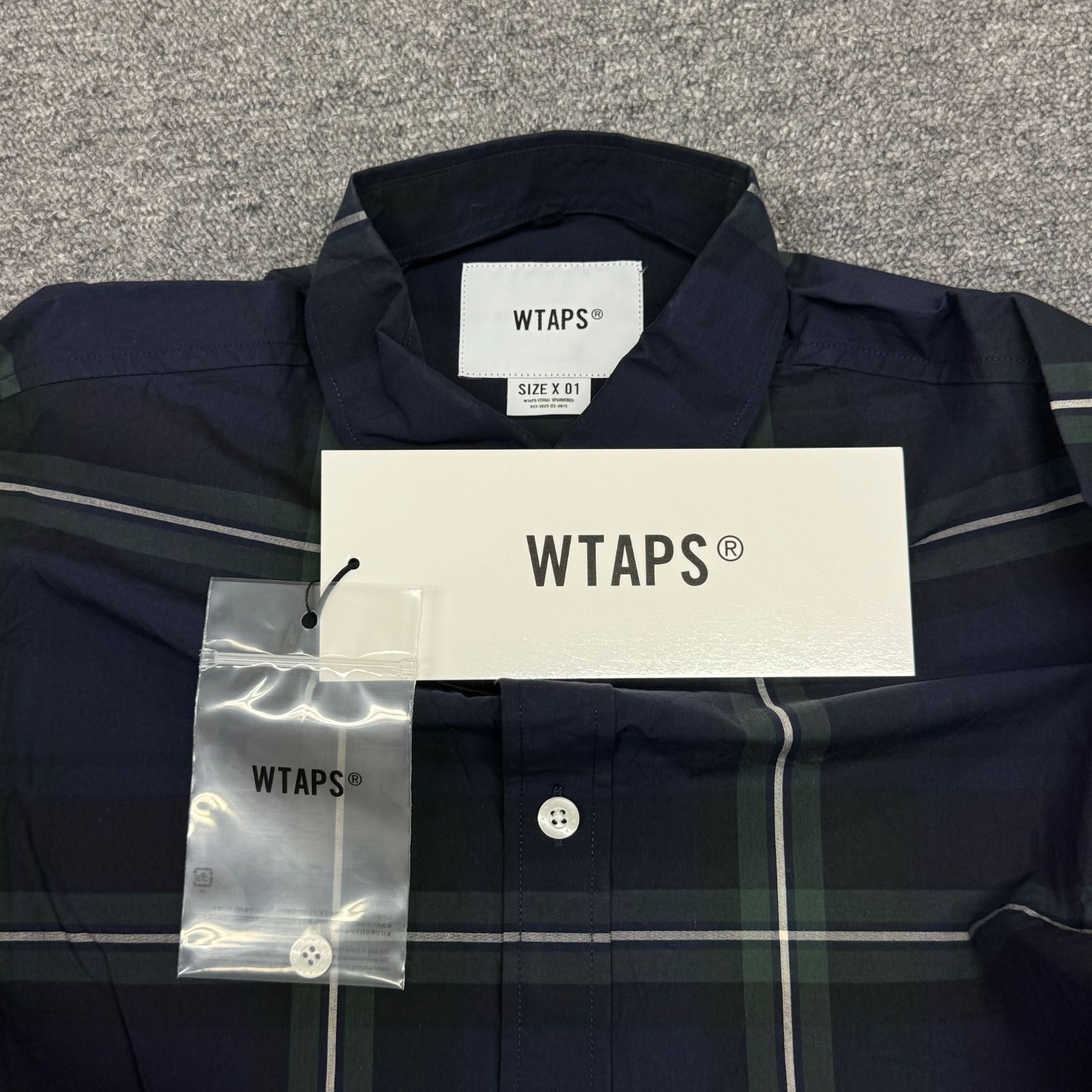 定価28600円 WTAPS 24SS ブロードチェックシャツ ダブルタップス