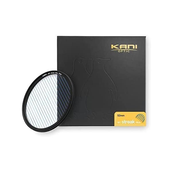 KANI レンズフィルター ストリークブルー 52mm シネマ アナモルフィックレンズ 効果 Streak Blue 52mm