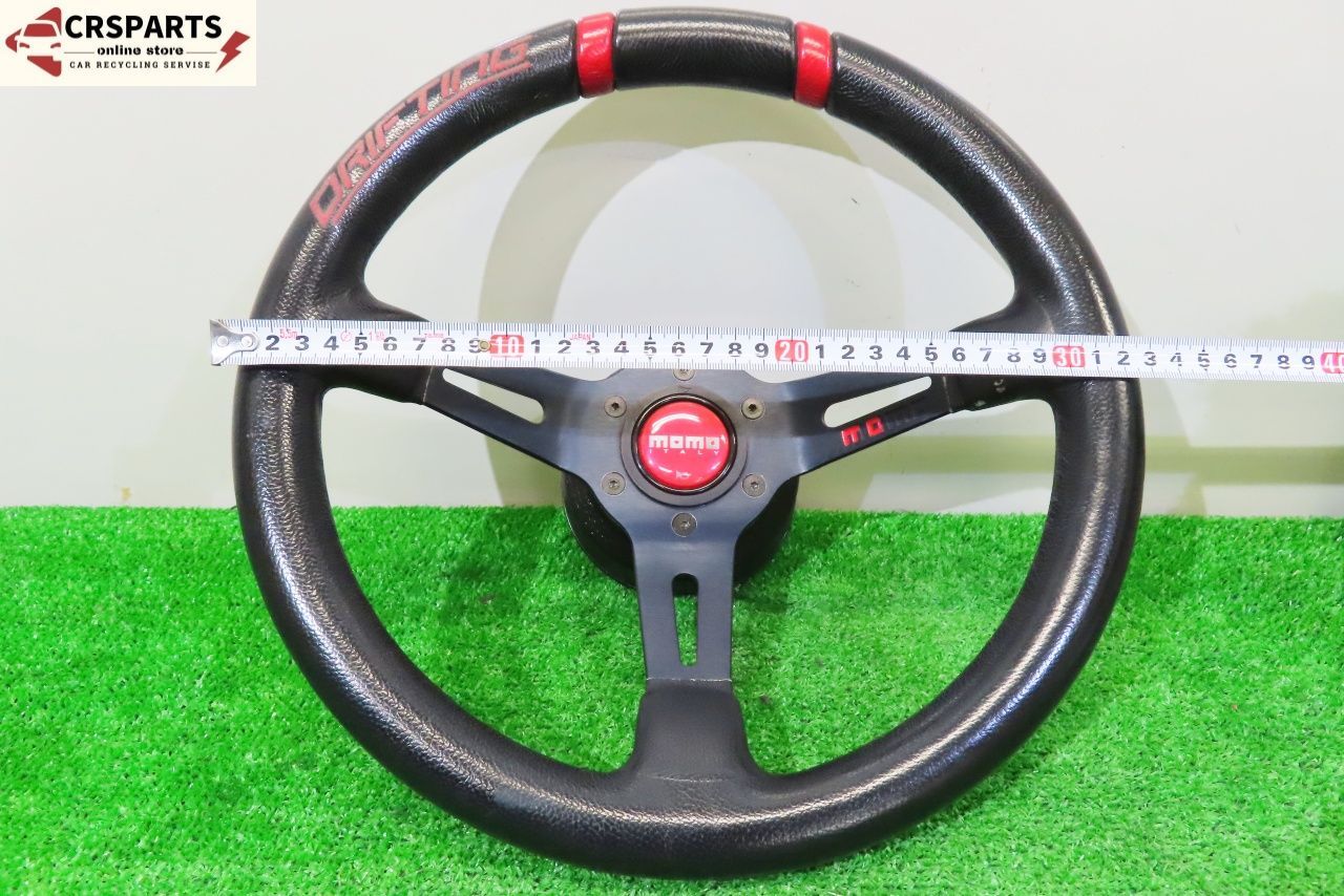 MOMO モモ DRIFTING 約33φ ステアリング ハンドル ボス付 エアバックキャンセラー付 ◆取外 RC1 R2◆ No 13704 FFCRYSTALESIA_COM