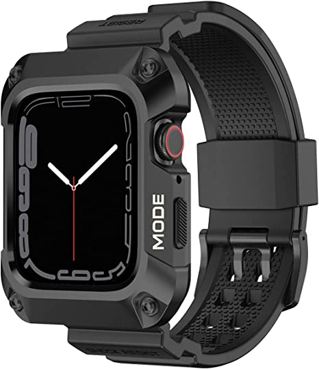 ブラック Apple Watch バンド 45mm 44mm Compatible with Apple Watch