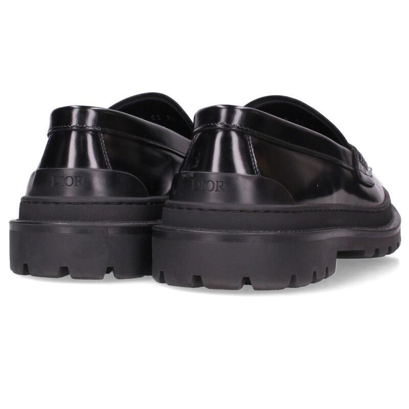  ディオール CDロゴプレート ローファー レザーシューズ メンズ 39 その他 靴