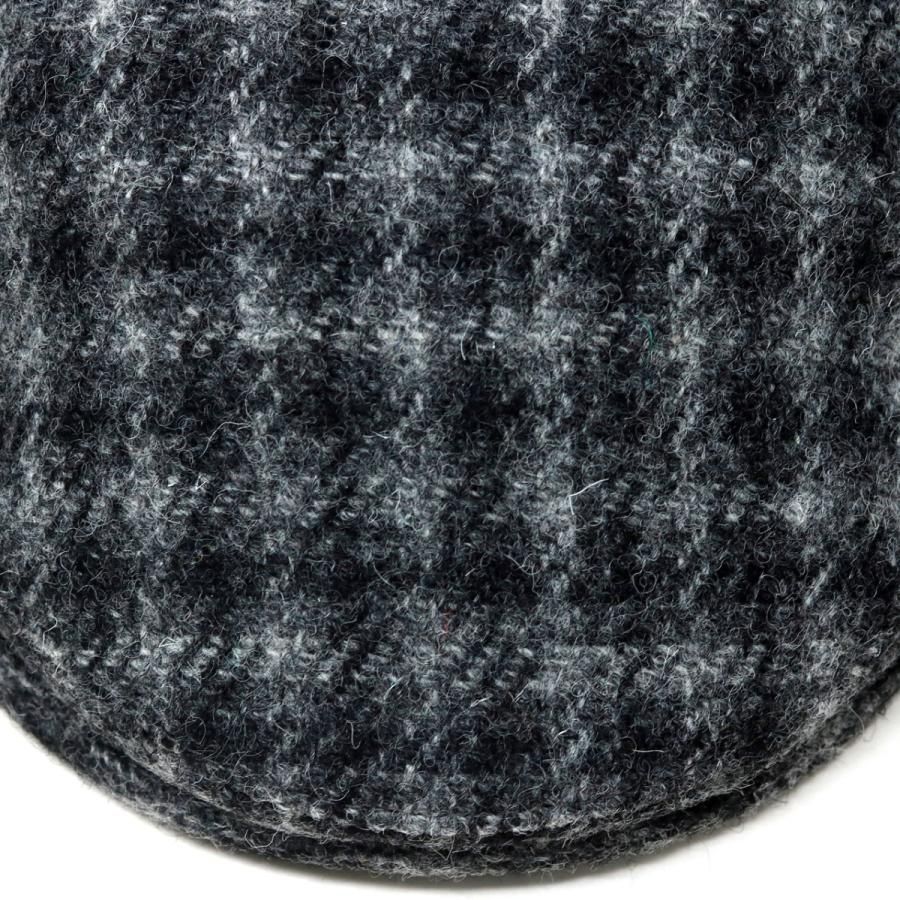 オススメ ハリスツイード ハンチング 帽子 カシュケット 男性用 プレゼント グラデーション チェック サイズ調節 紳士帽 クロスチェック メンズ TB 【保障できる！】