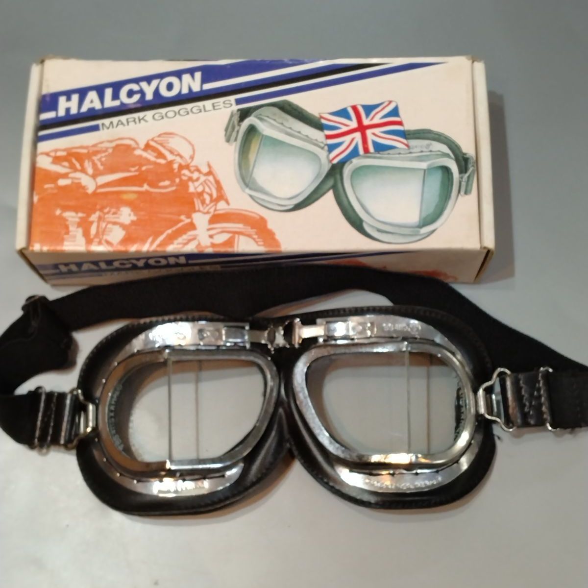 HALCYON ハルシオン MARK GOGGLES 英国製 クラシックゴーグル き