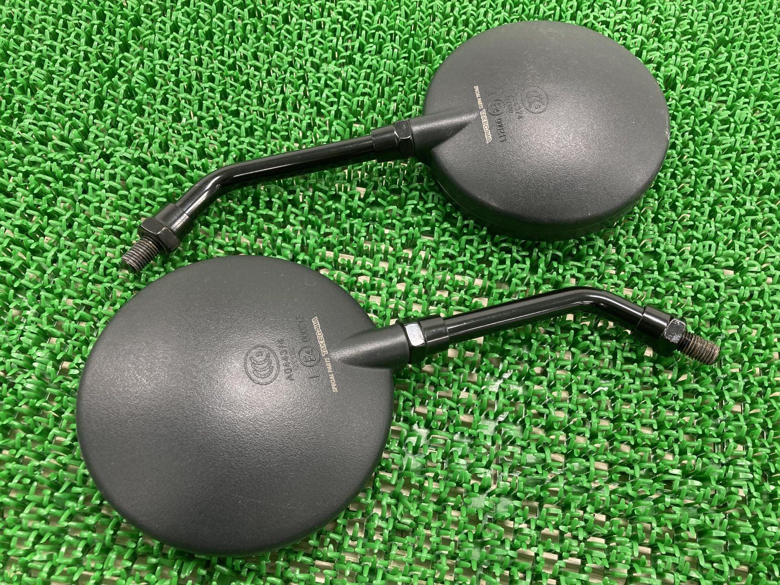 タケガワ製 ミラー 左右 社外 中古 バイク 部品 Z2タイプミラー コケキズ無し 割れ欠け無し 正10mm 品薄 希少品 メルカリShops