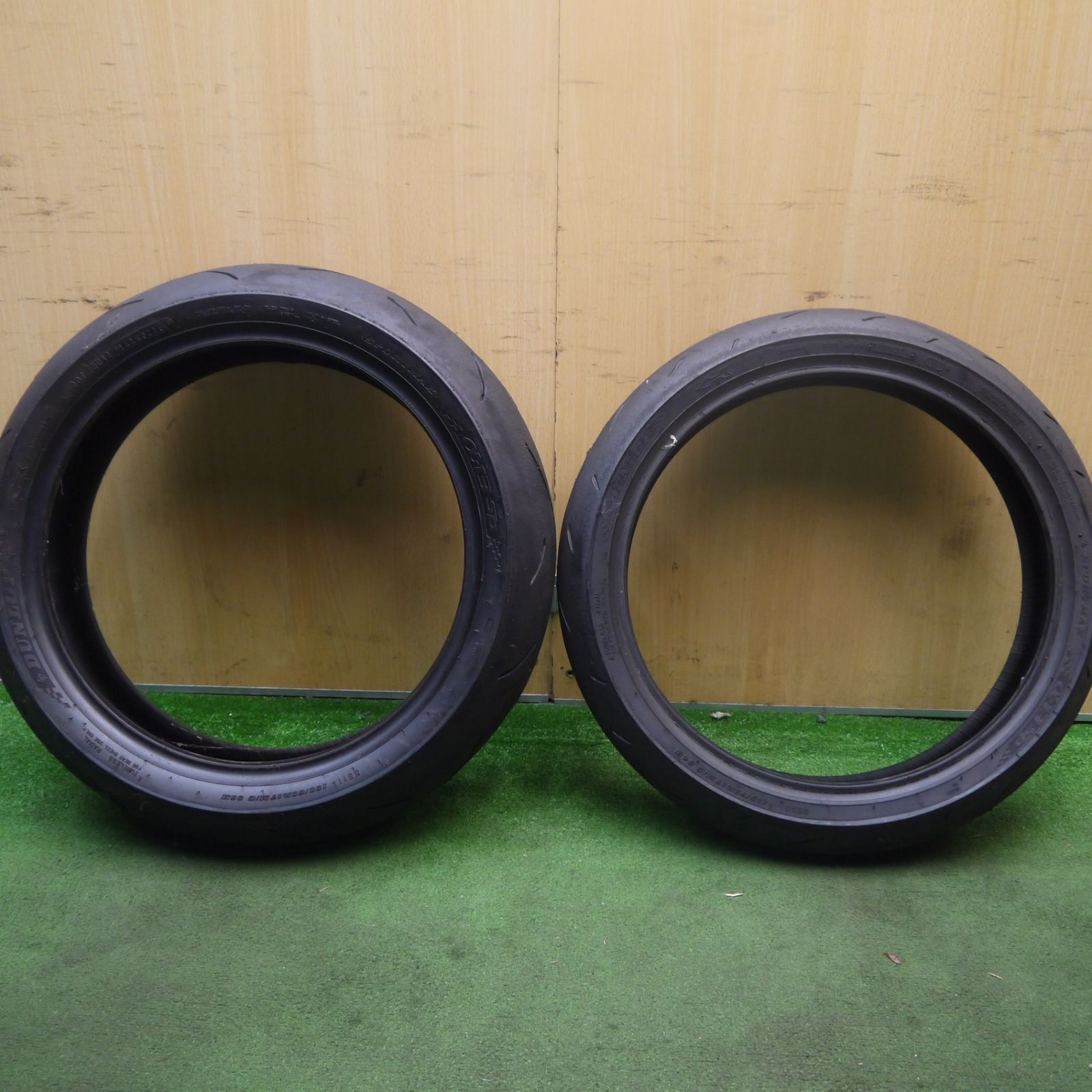 前後2本セット バイク タイヤ 110|70R17 150|60R17 ダンロップ スポーツマックス α-13 SP レース 17インチ 5092207Hノタ