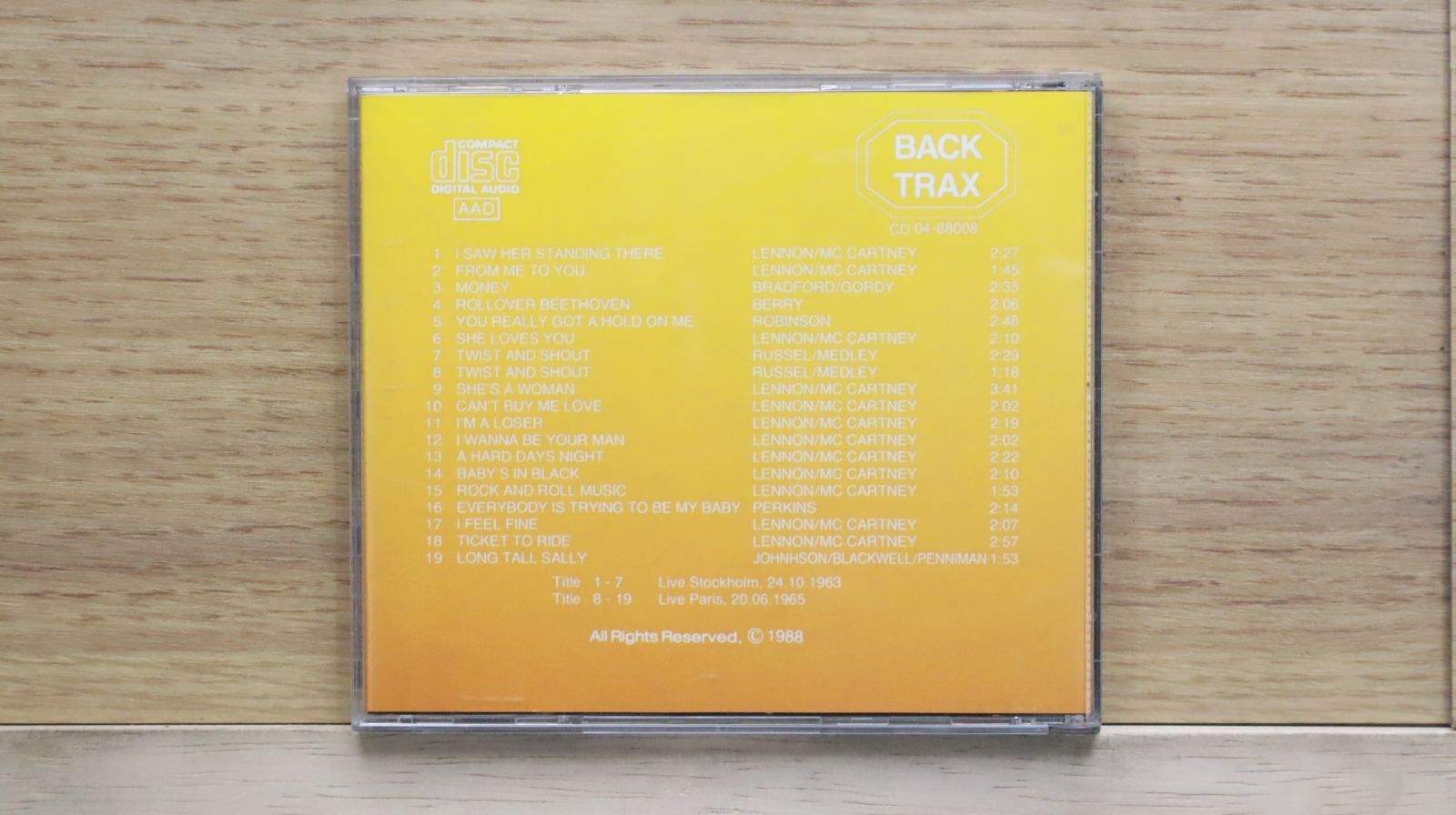 国内盤CD☆ザ・ビートルズ/The Beatles□ LIVE! TICKET TO RIDE