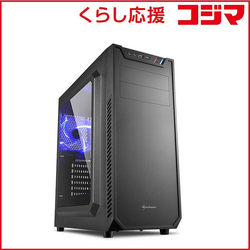 【 新品 未開封 】 SHARKOON ＰＣケース SHA-VS7-WBK 未使用 送料無料