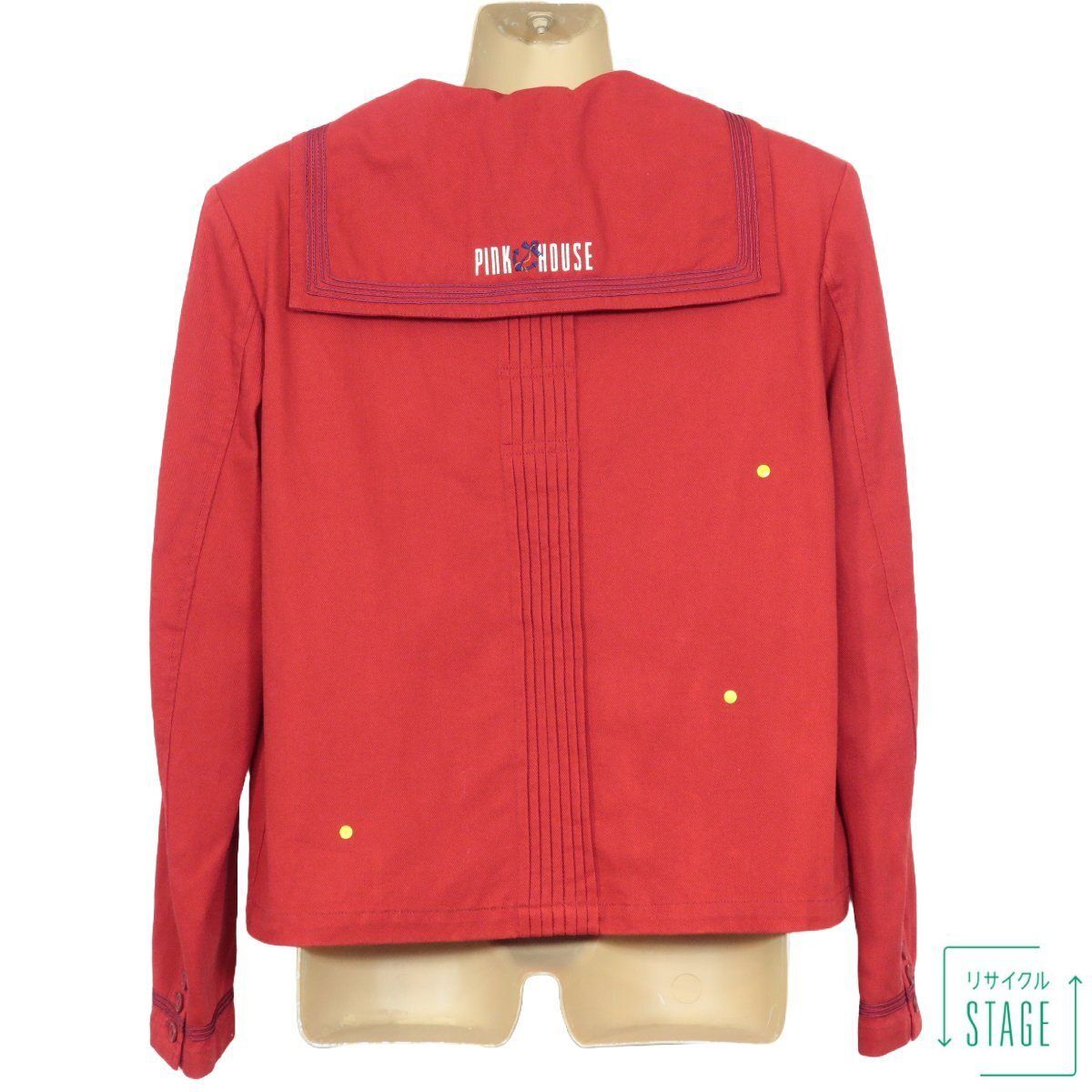 PINK HOUSE セーラーカラー デニムジャケット ピンクハウス PINK HOUSE
