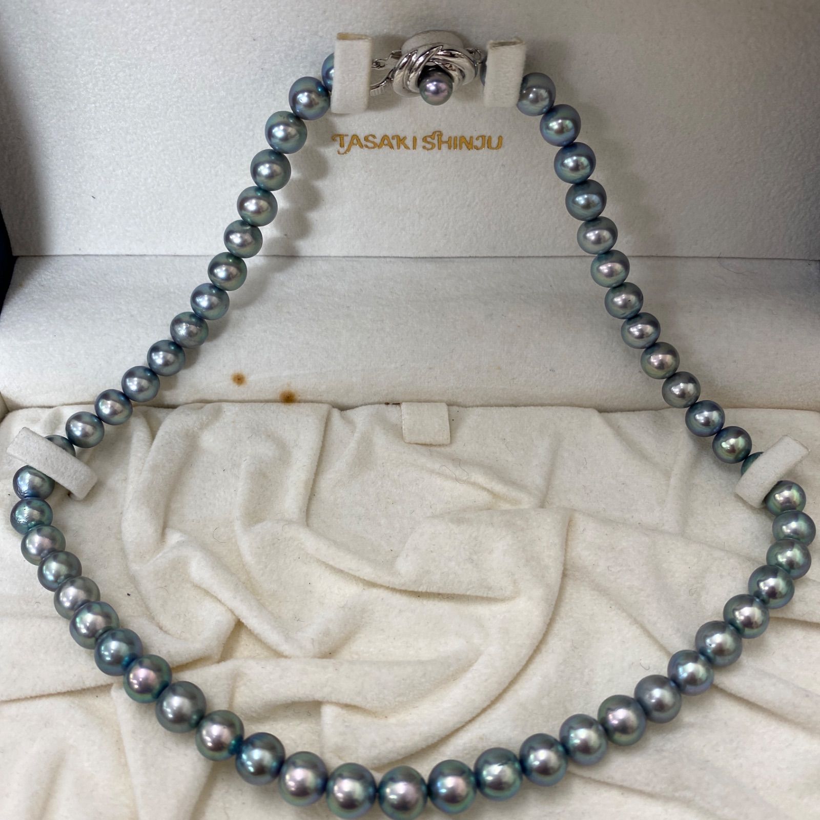 TASAKI ブルーグレーパールネックレス6.5mm