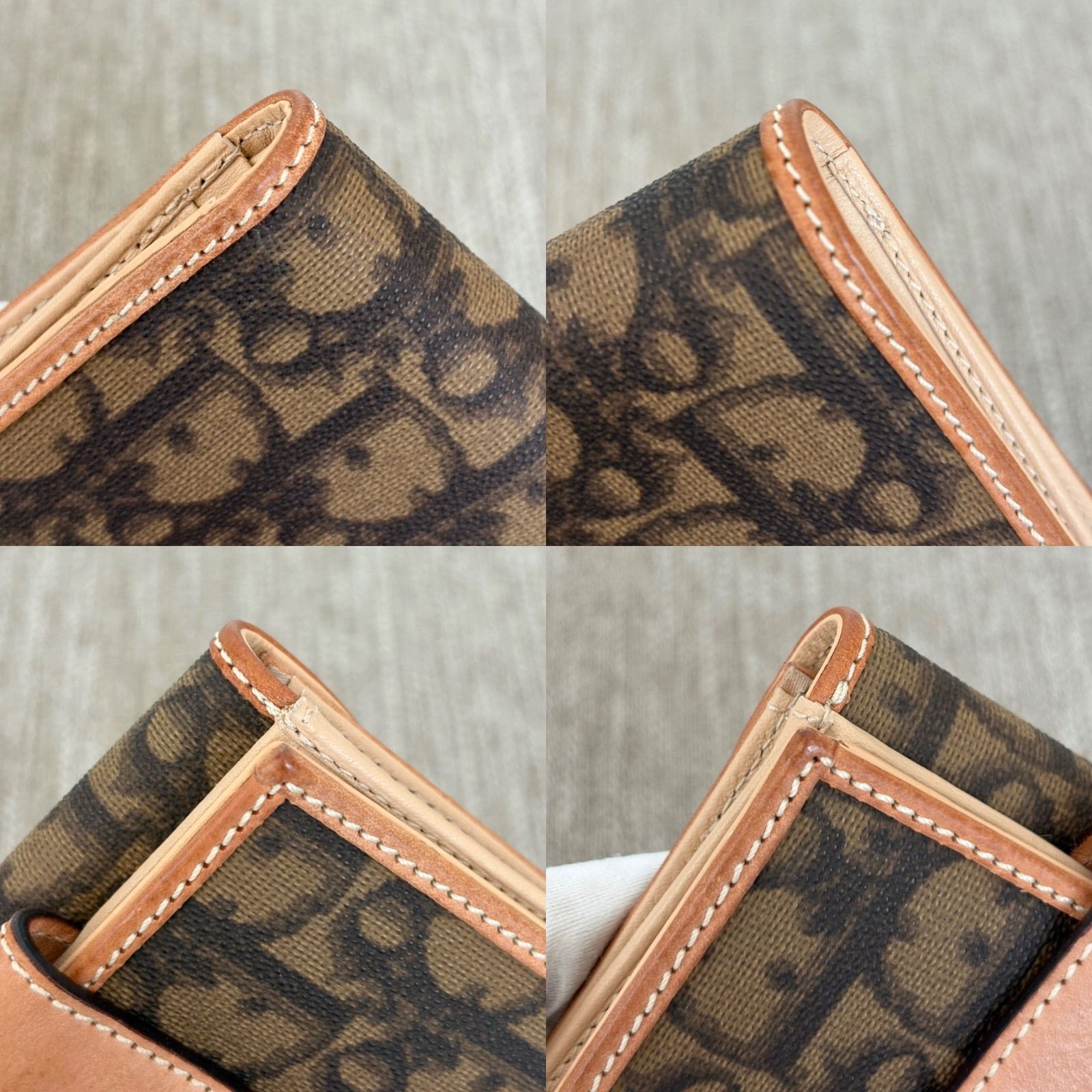 極美品】クリスチャンディオール ロマンティック ウォレット 二