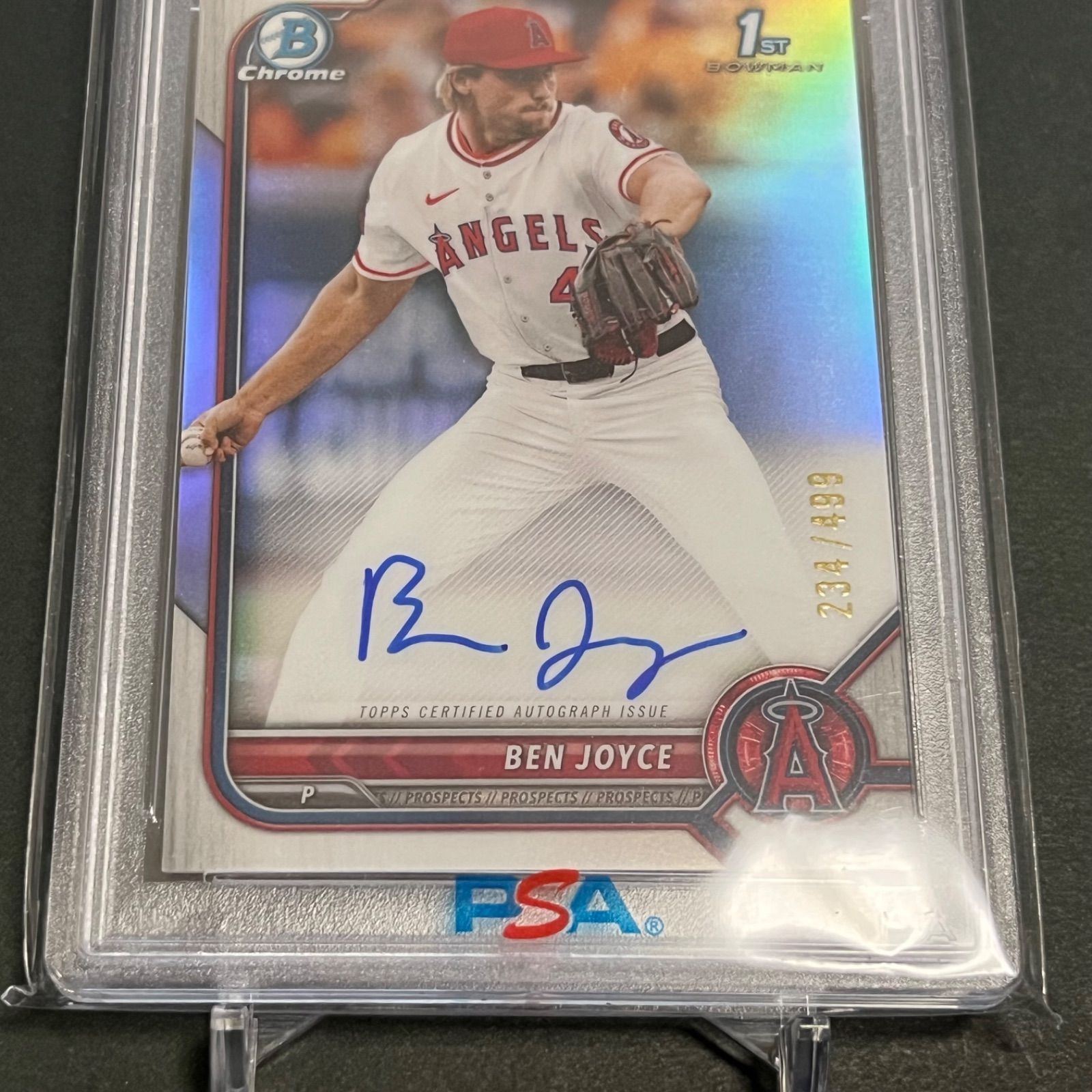 PSA9】【499枚限定】PSA専用袋入！ベンジョイス直筆サインカード 2022 Bowman Chrome 1st Bowman Autograph  CDA-BJ Ben joyce - メルカリ