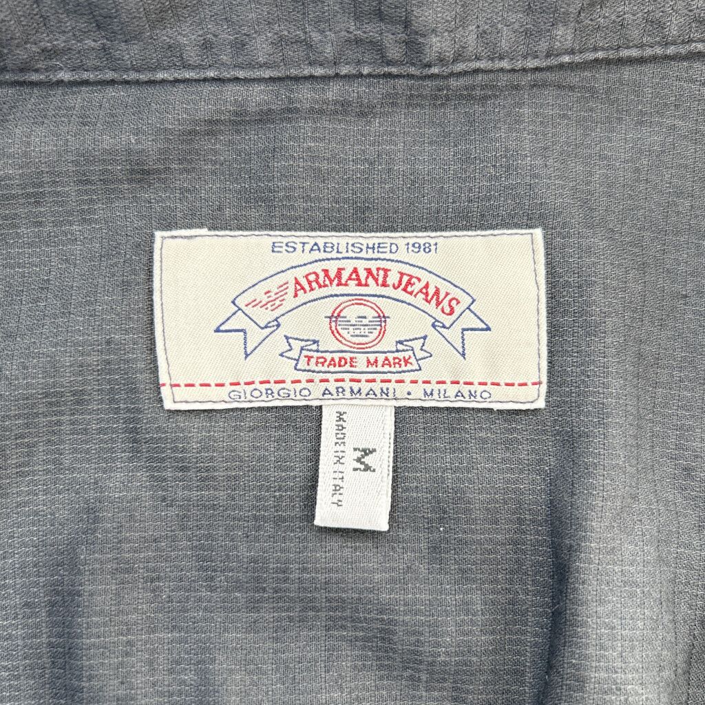 美品 ARMANI JEANS アルマーニ 国内正規品 長袖シャツ R-7185 美品 ARMANI JEANS アルマーニ 国内正規品 長袖シャツ R-7185