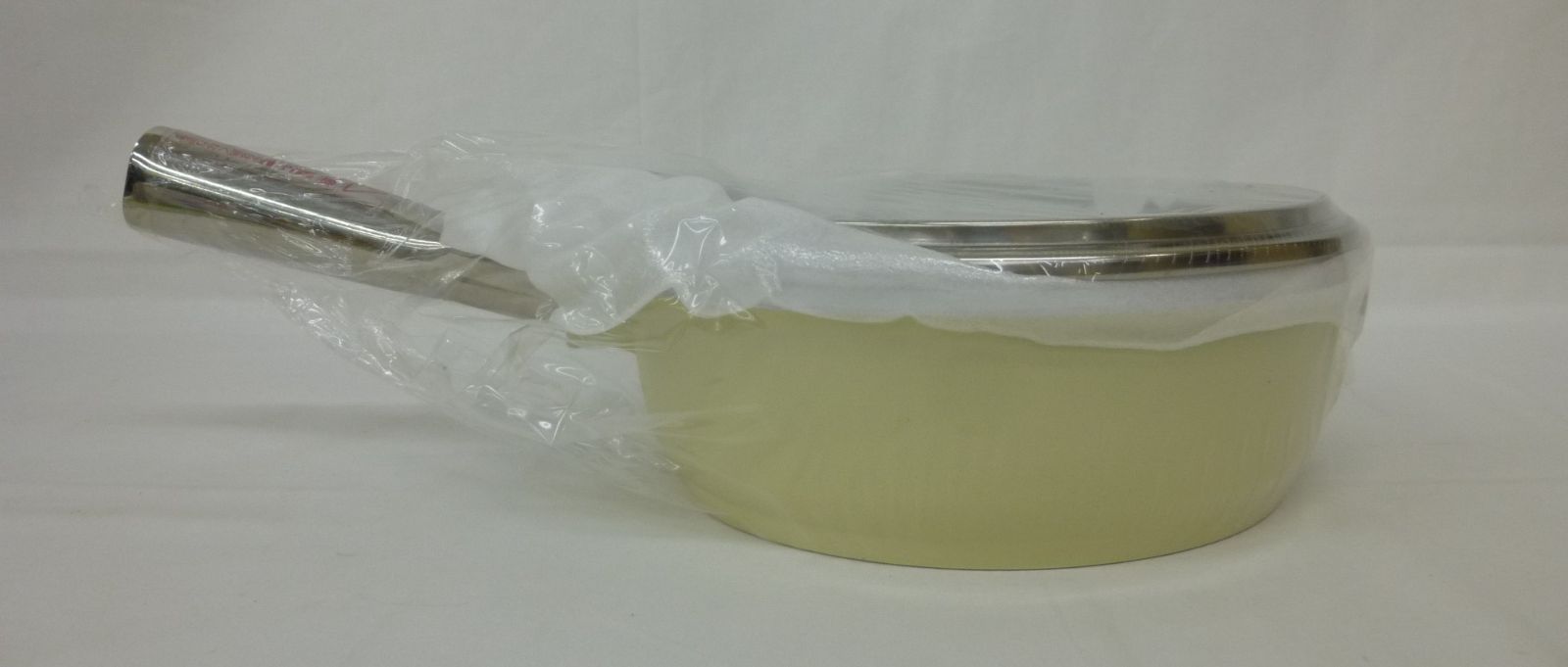 【未使用品】オールパン 22㎝ アサヒ軽金属 ガラス蓋 レシピ本 適温計