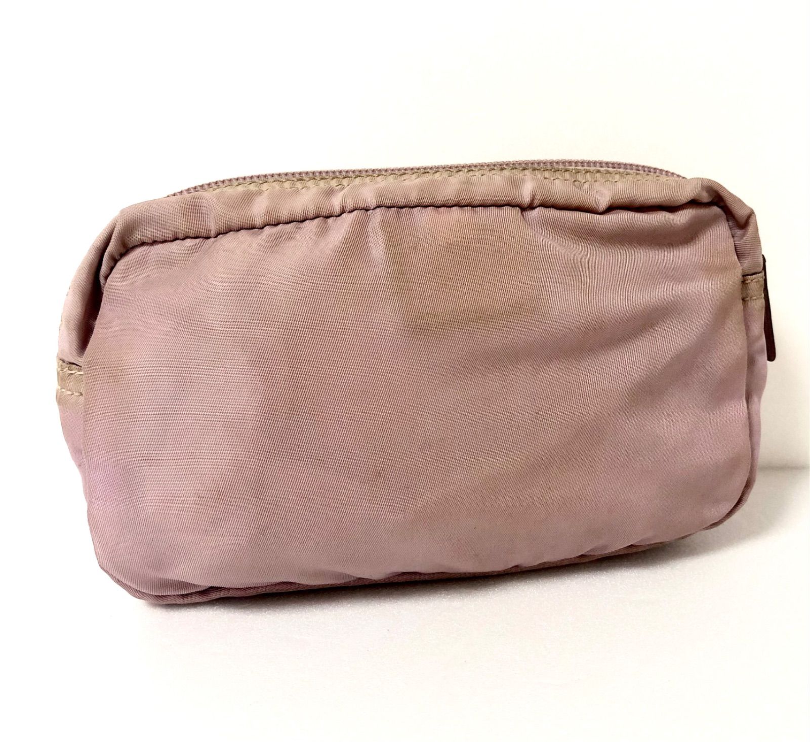 PRADA プラダ テスートナイロン「ポコノ」 ミニポーチ 三角プレート