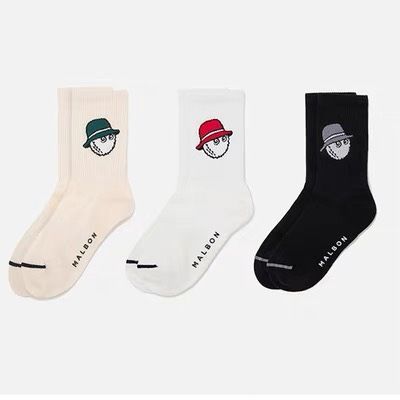 楽天市場】マルボン ゴルフ 靴下 MALBON GOLF Basic Logo Crew