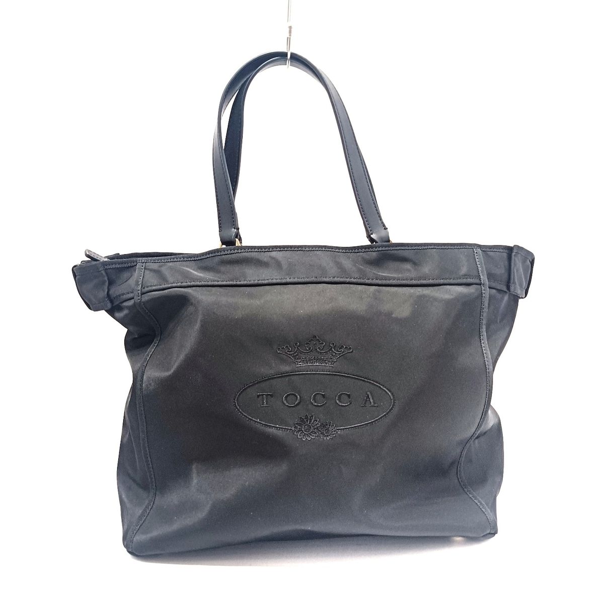 TOCCA(トッカ) ハンドバッグ美品 - 黒 リボン レザー 営業