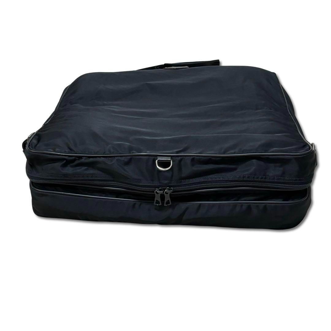 プラダ/PRADA テスートナイロン ガーメントバッグ スーツカバー希少美品 レア プラダ テスートナイロン×レザー ガーメントバッグ