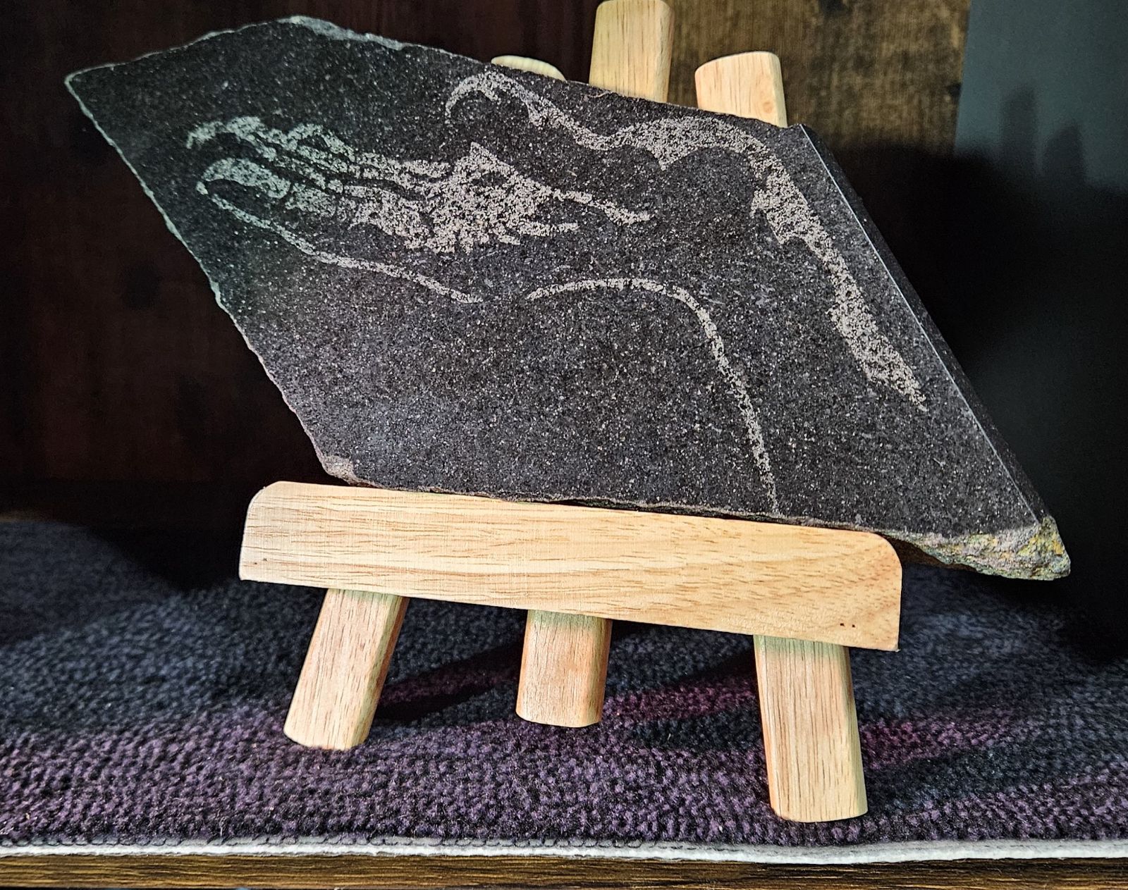 ー黑 皙 （KOKUSEKI）ー 013 黒御影石 （手2）