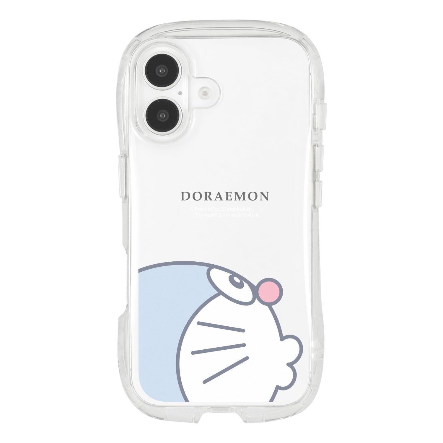 【人気商品】ドラえもん iPhone16 対応 クリスタルクリアケース グルマンディーズ アップ DR-137C