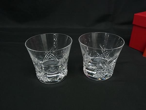 ♥ Baccarat バカラ ステラ クリスタルガラス 硝子 グラス コップ 食器 テーブルウェア 2個セット クリア BN4581
