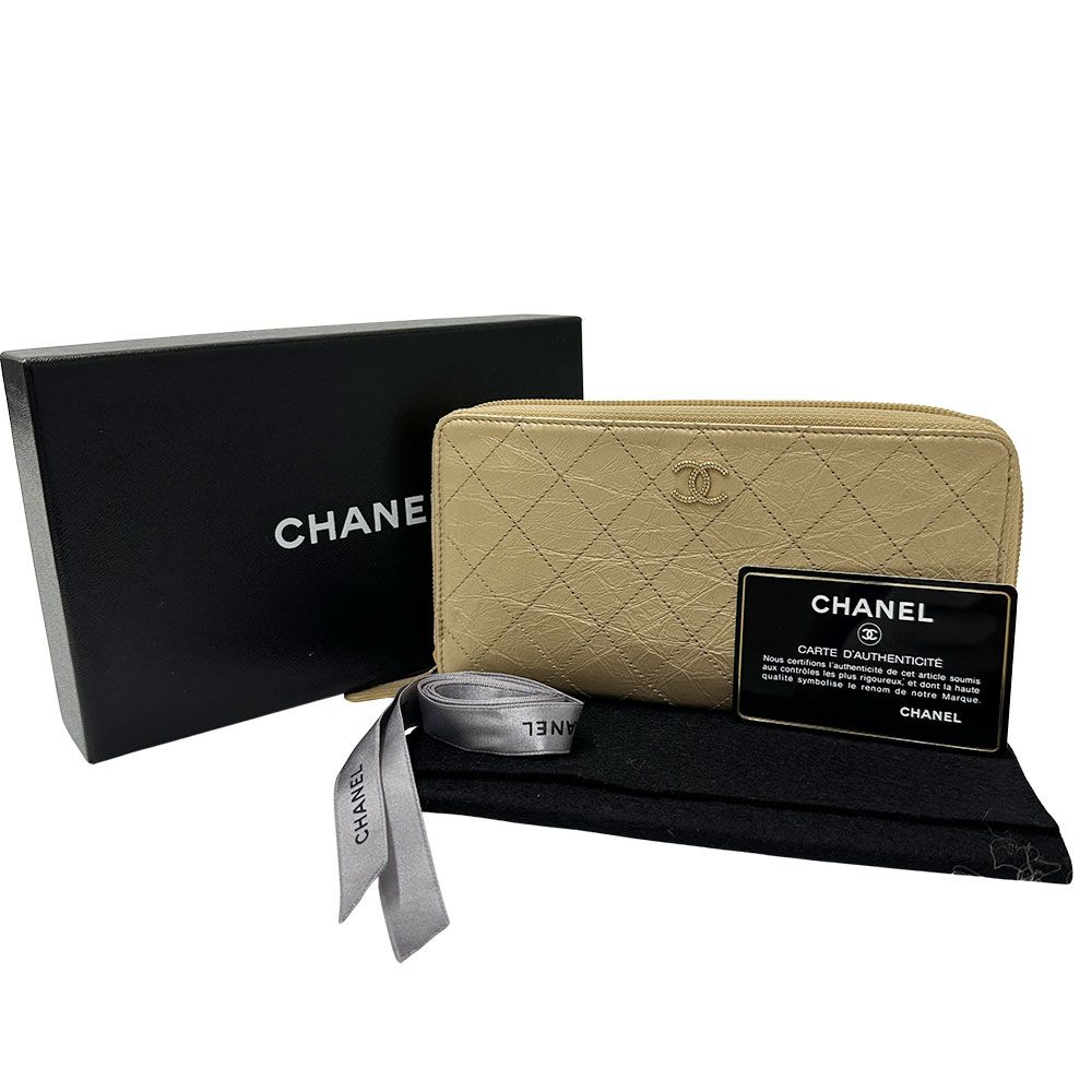 シャネル CHANEL 財布 レディース ブランド 長財布 ココマーク レザー