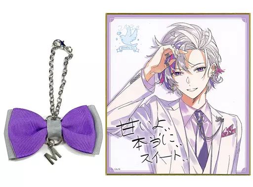 【中古】雑貨 不破湊 WhiteDay Gift(複製メッセージ入り色紙＆リボンチャーム) Dグループ 「バーチャルYouTuber にじさんじ」