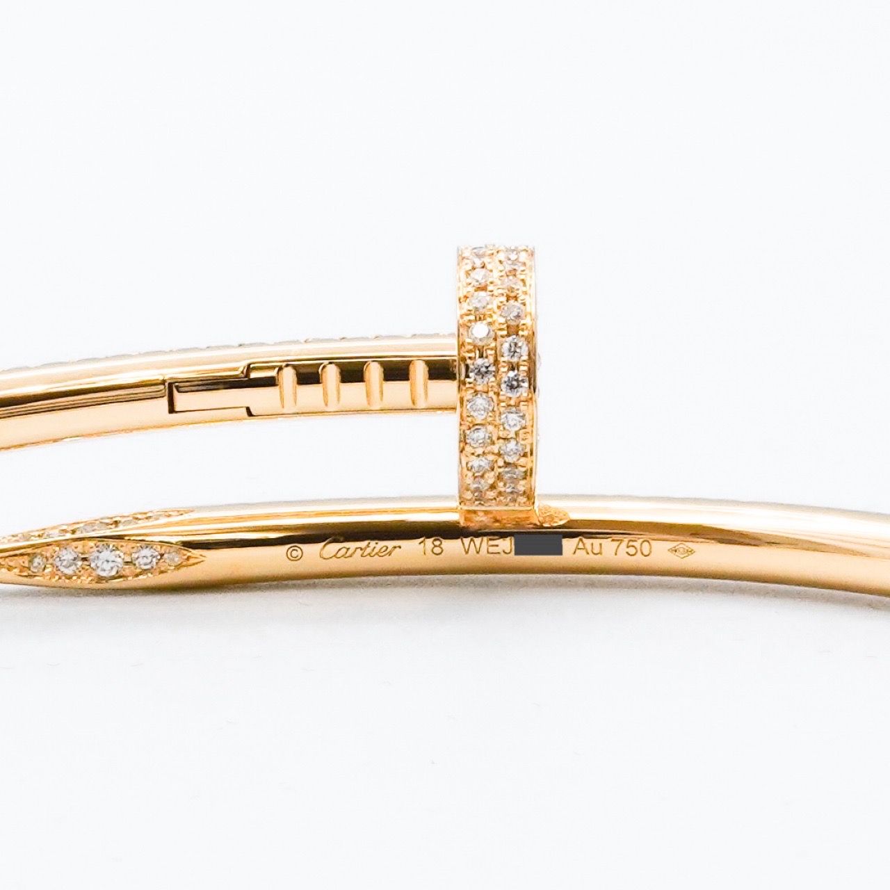 Cartier ジュストアンクル　ブレスレット　YG 18 カルティエジュストアンクル SM #18 ユニセックス ブレスレット