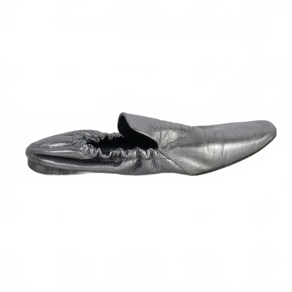 JIL SANDER フラットシューズ パンプス　37 JIL SANDER - 美品 ジルサンダー JIL SANDER パンプス バンブー