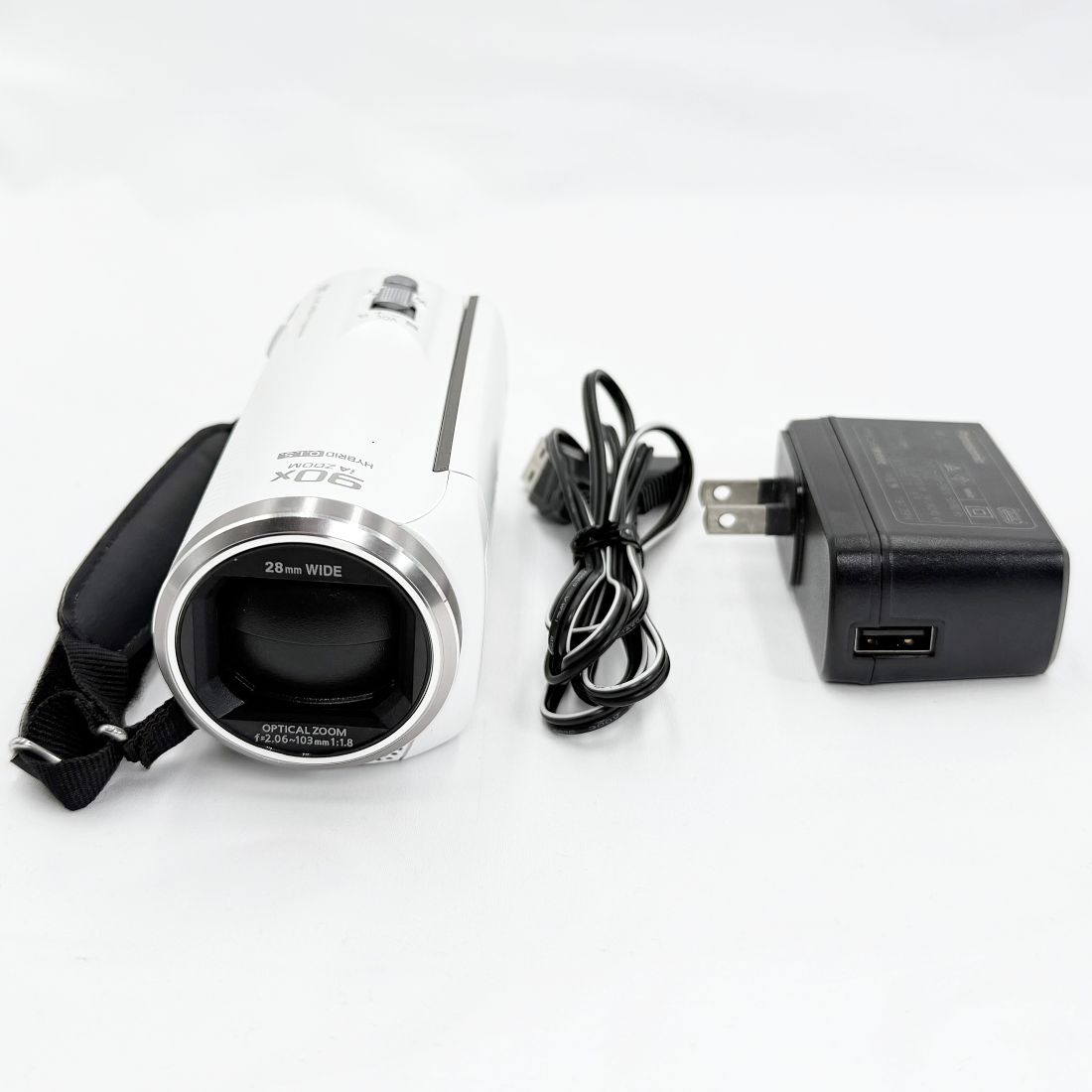 panasonic V480ms ビデオカメラ ❤️オシャレホワイト♪手軽にプロ並