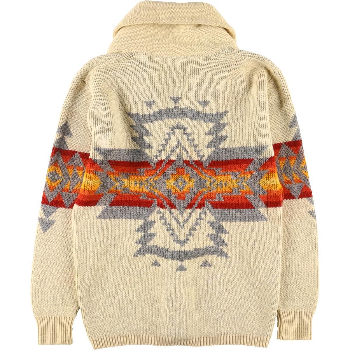 古着 80年代 ペンドルトン PENDLETON ネイティブ柄 ショールカラー