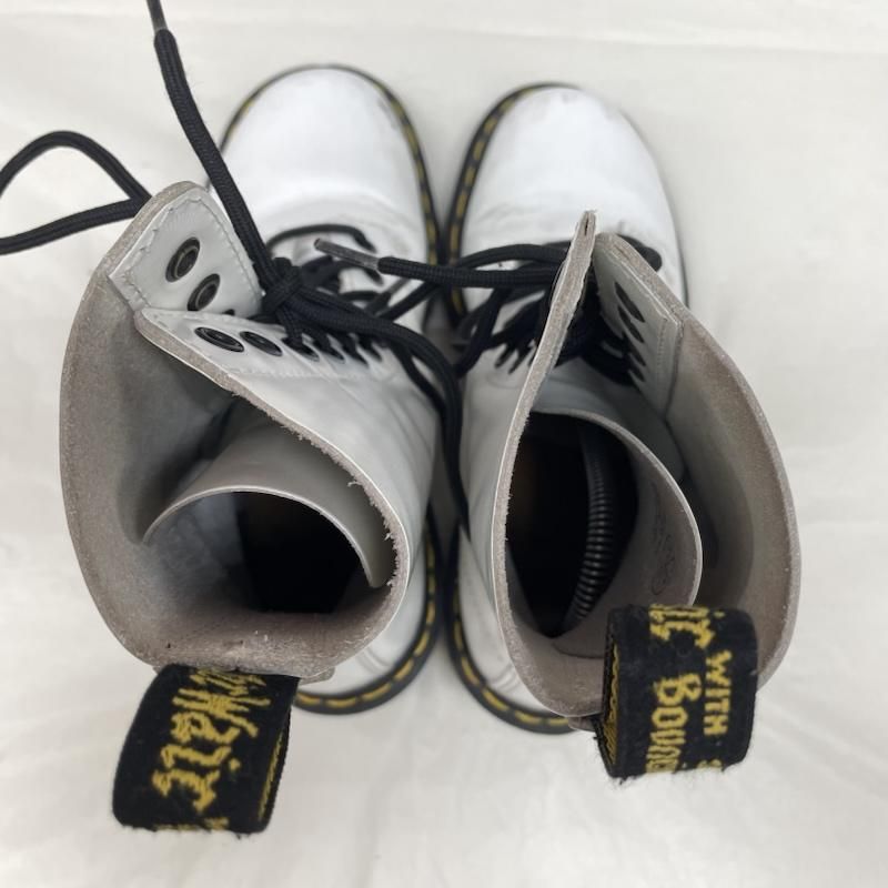 レースアップブーツ WHT