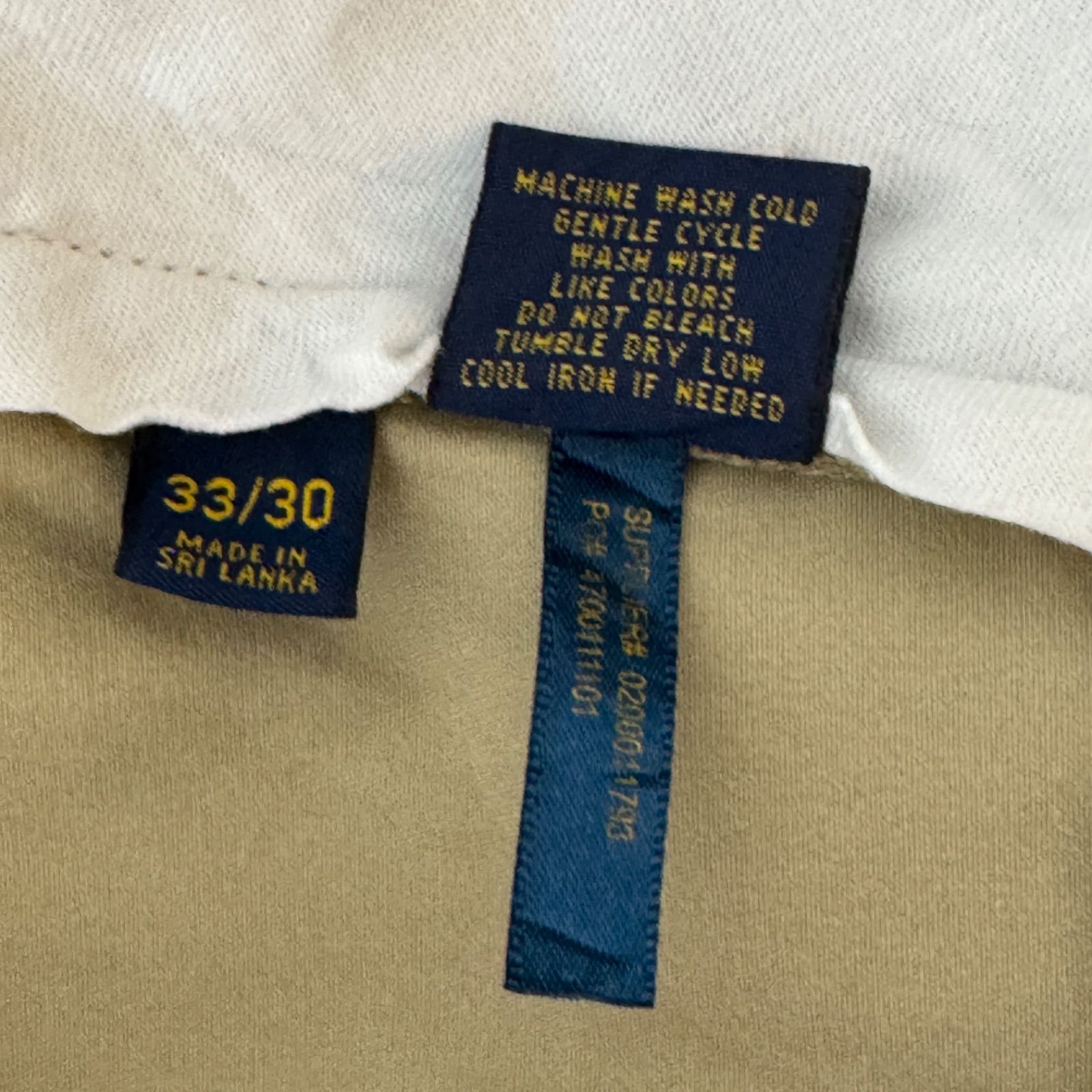 極美品 ポロチノ W33 L30 POLO RALPH LAUREN チノパン ベージュ