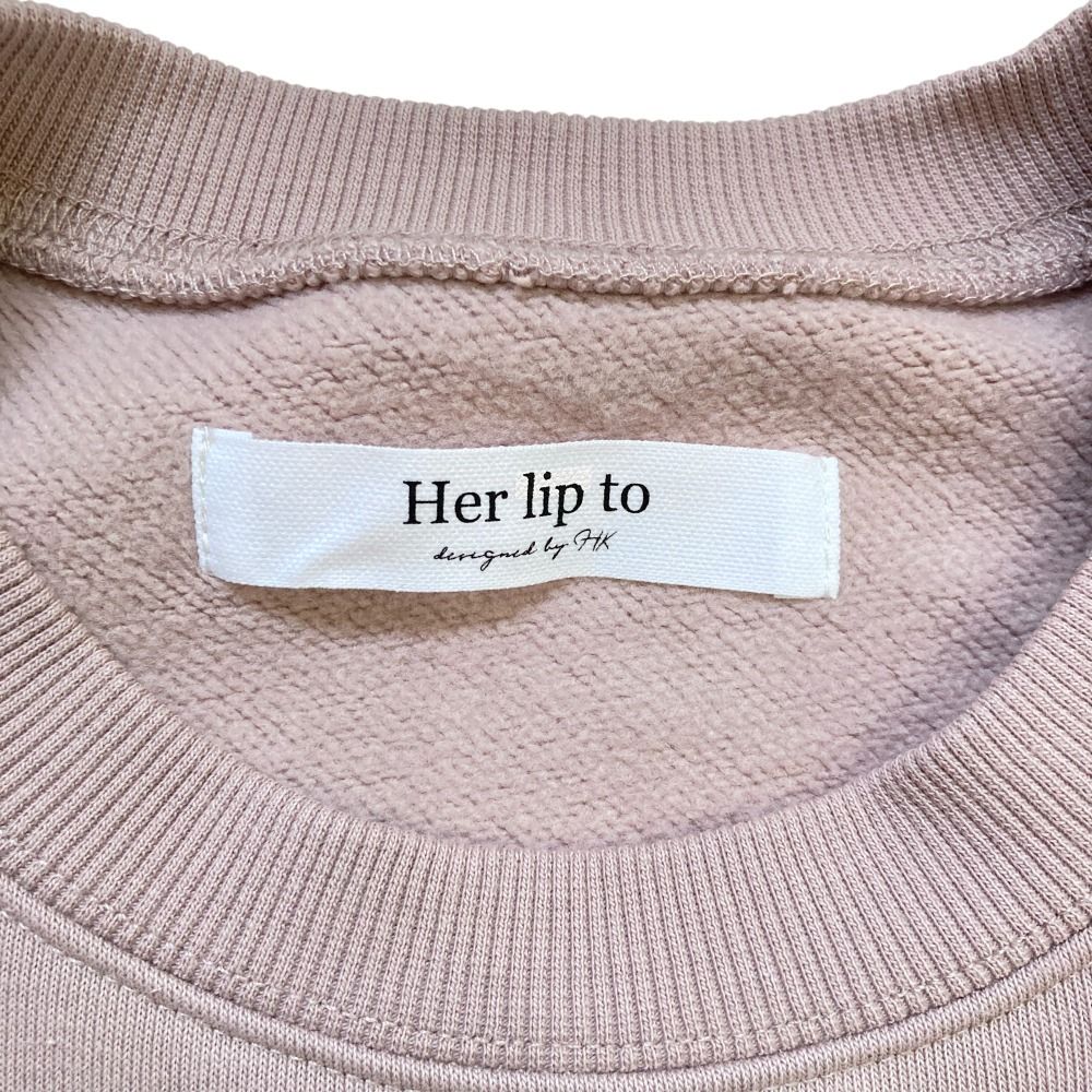 美品 24AW Her lip to ハーリップトゥ Cherish Oversized