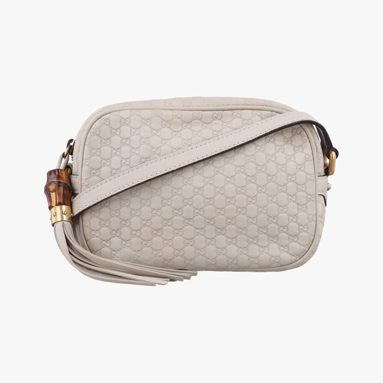 グッチGucciマイクログッチシマホワイトレザー309538D012942395