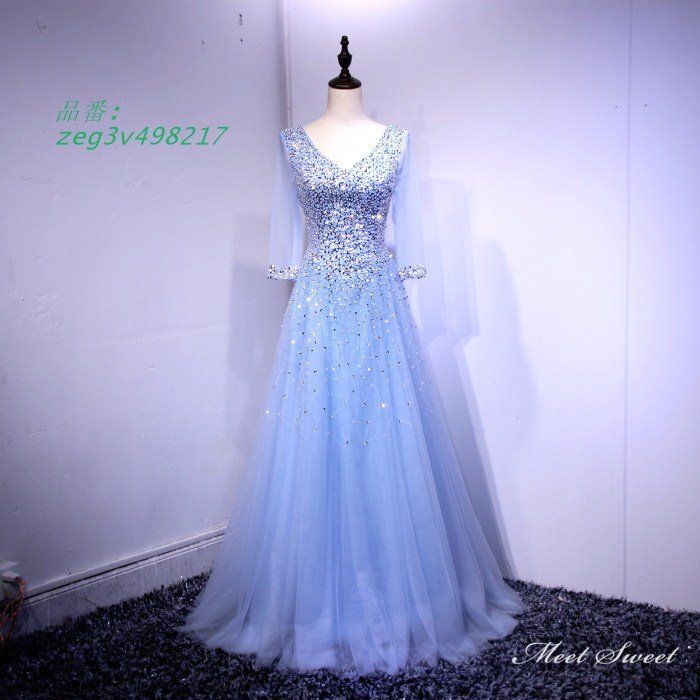 ドレス パーティードレス ロングドレス 結婚式 二次会 発表会 ウェディングドレス ステージドレス コンサート 花嫁 コンクール 演奏会 ウエディングドレス zeg3v498217