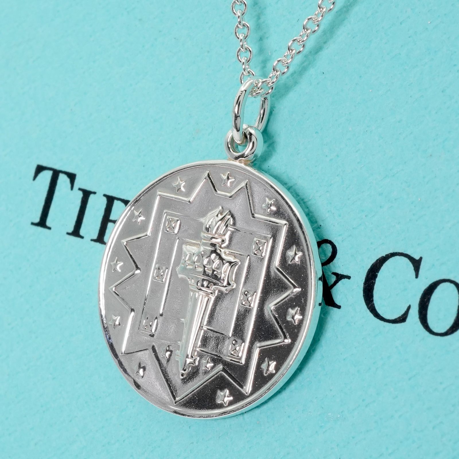 ティファニー　牛　メダル　ネックレス VINTAGE TIFFANY & CO. 