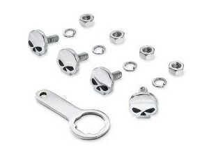 スカル・ライセンスプレートマウンティングハードウェア