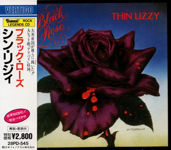 CD Thin Lizzy Black Rose (A Rock Legend) 28PD545 Vertigo