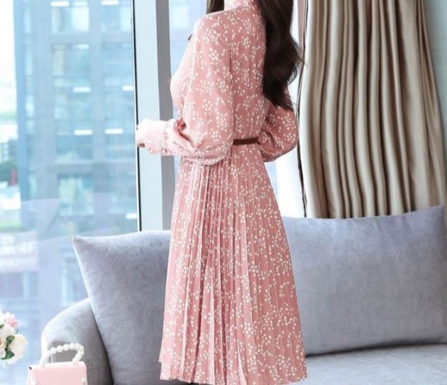 ワンピース シャツワンピース フレアワンピース ワンピドレス 膝下