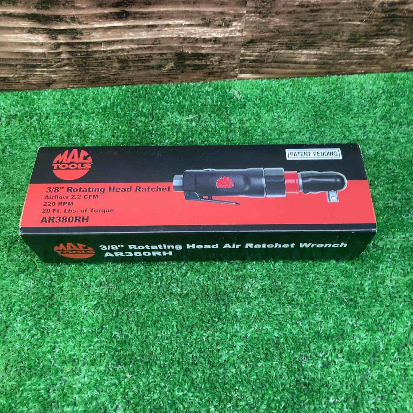 18go ♥品 店頭展示品 MAC TOOLS マックツールズ 3|8 ドライブ ロータリーヘッド エアラチェット | AR380RH 川越店