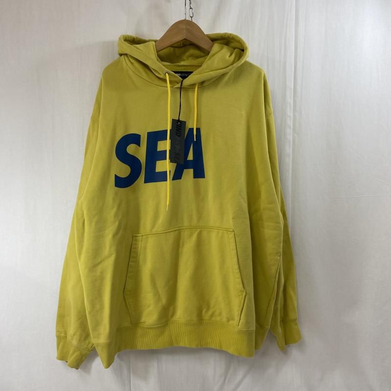 WIND AND SEA ウィンダンシー パーカー 長袖 21AW/SEA HOODIE/WDS-SEA-21A-01/S.YELLOW-NAVY/XL/オンライン抽選限定  - メルカリ