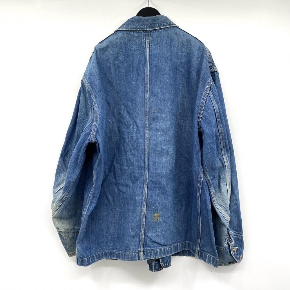 Lee インディゴデニム カバーオール 中古・古着通販】LEE (リー) 復刻91-J カバーオール インディゴ