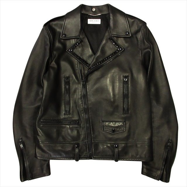 良品 2016年製 サンローラン パリ SAINT LAURENT PARIS スタッズ