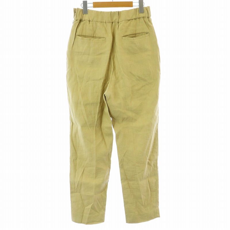 カオス CHAOS スープリネンパンツ テーパードパンツ タック 38 M  