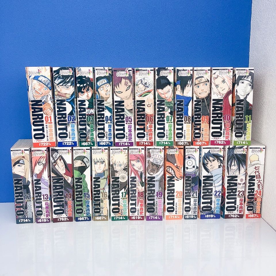 NARUTO 全24巻セット 中古 漫画　コンビニ版 ナルト 漫画 NARUTO 全巻セット 日本語版 コンビニ版24巻 ナルト