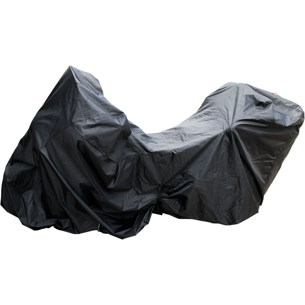 溶けない 破れにくい バイクカバー 厚手 特大 大型バイク フルカウル ゴールドウイングなど リアキャリア リアボックス付車用 耐熱防水