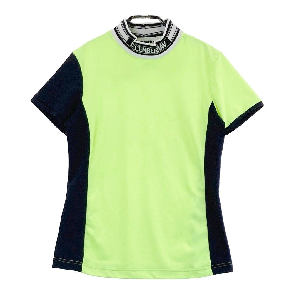 サイズ：S DECEMBERMAY ディセンバーメイ  ハイネック 半袖Tシャツ  グリーン系 [240101448509] ゴルフウェア レディース ストスト サイズ：S DECEMBERMAY ディセンバーメイ ハイネック 半袖T