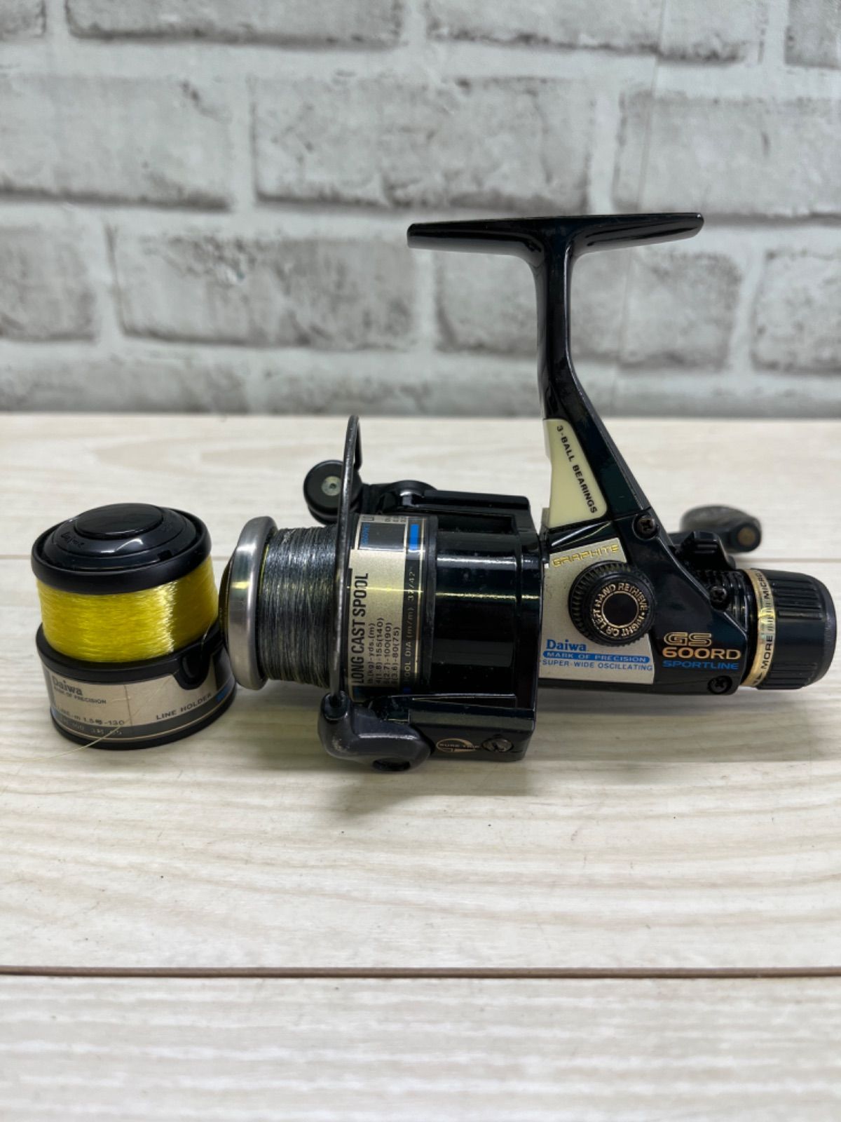 ダイワ スピニングリール 600 ダイワ SPORTLINE GS600RD スピニングリール 替えスプール付き